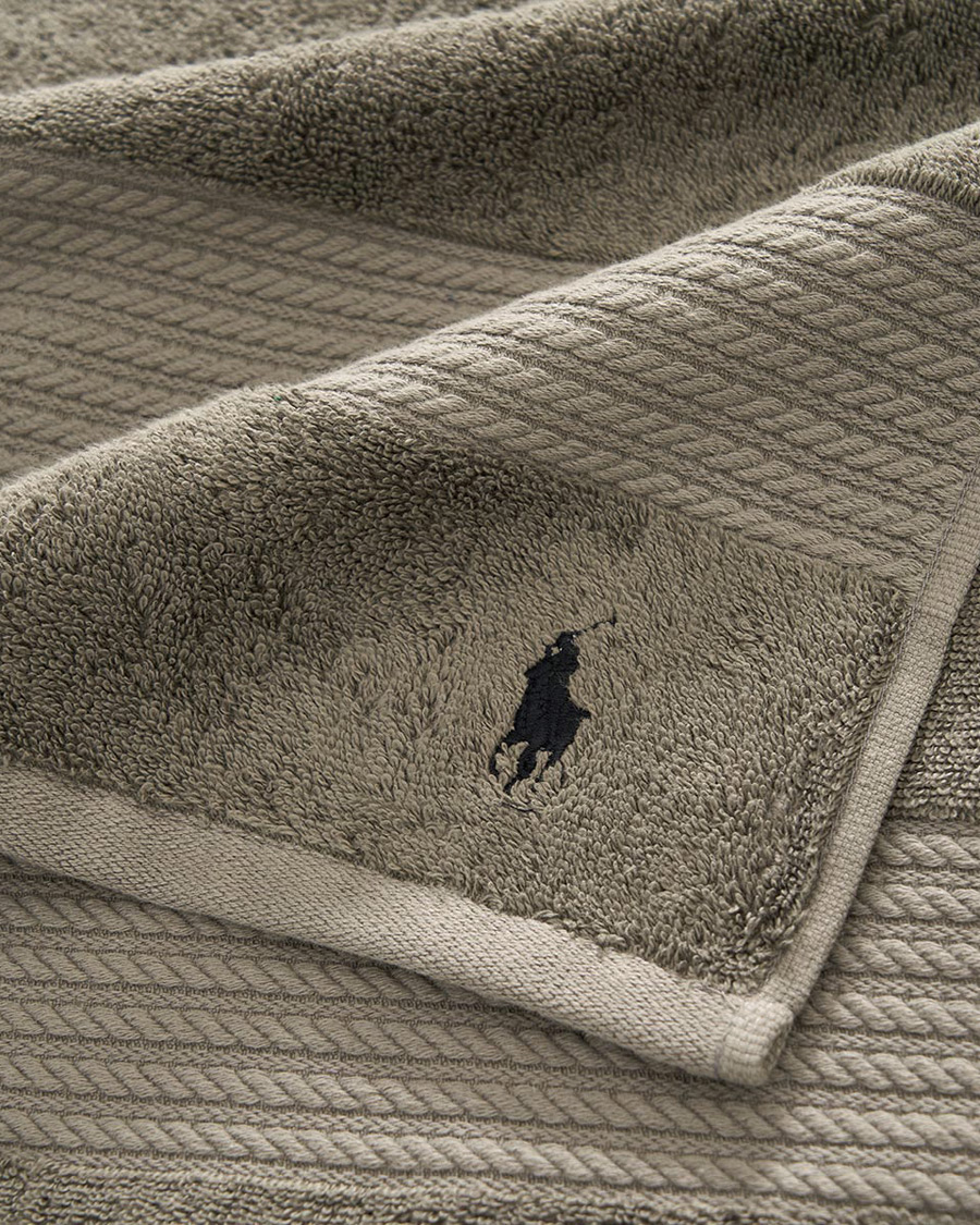 Homme | Ralph Lauren Home Polo Player Shower Towel 75x140 Pebble | Ralph Lauren Home | Polo Player Shower Towel 75x140 Pebble