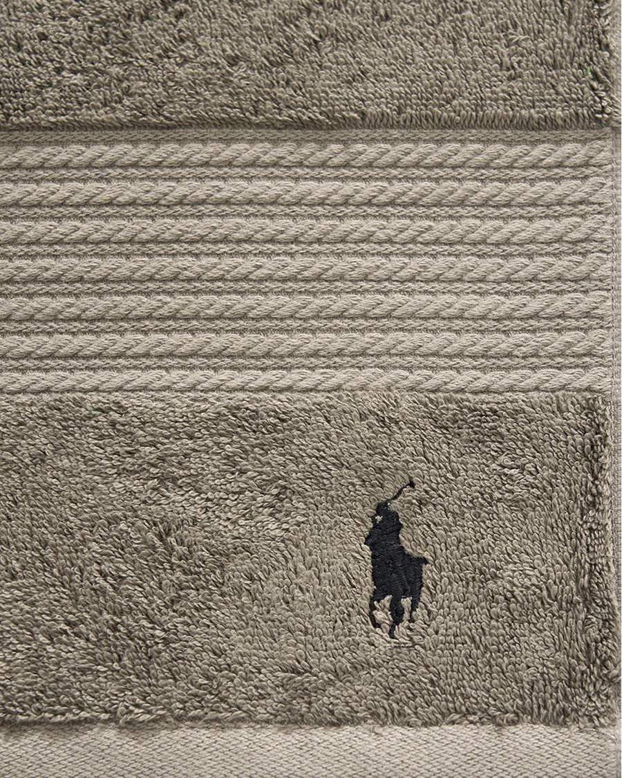 Homme | Ralph Lauren Home Polo Player Shower Towel 75x140 Pebble | Ralph Lauren Home | Polo Player Shower Towel 75x140 Pebble