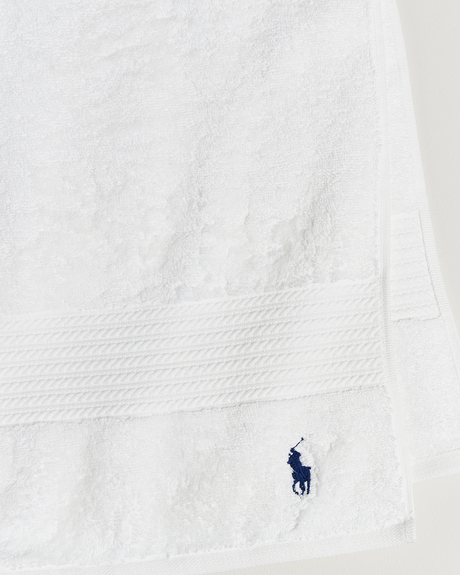 Homme | Ralph Lauren Home Polo Player Shower Towel 75x140 White | Ralph Lauren Home | Polo Player Shower Towel 75x140 White