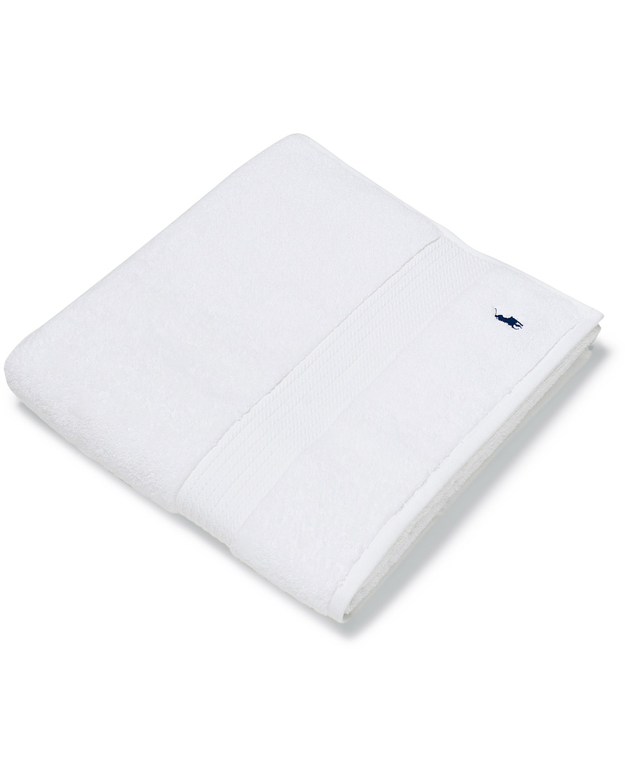 Homme | Ralph Lauren Home Polo Player Bath Sheet 90x170 White | Ralph Lauren Home | Polo Player Bath Sheet 90x170 White