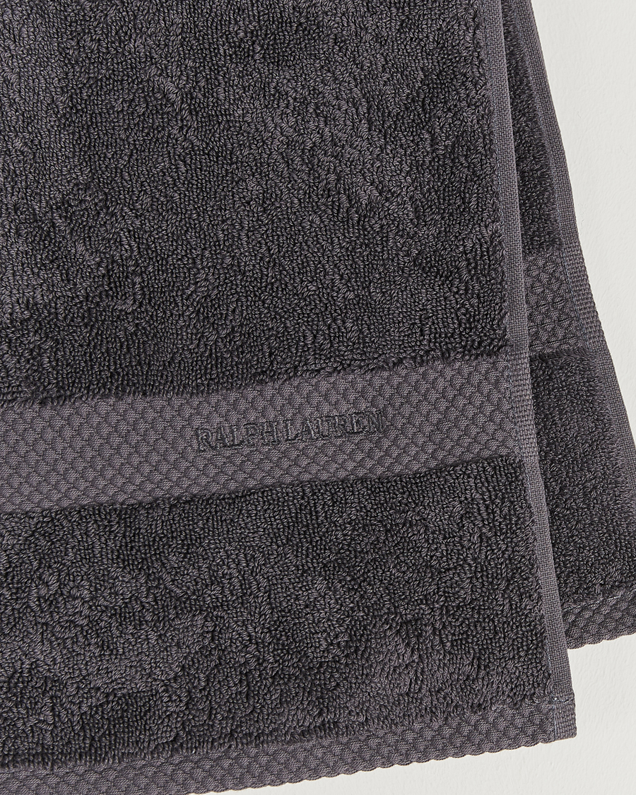 Homme | Ralph Lauren Home Avenue Guest Towel 42x70 Graphite | Ralph Lauren Home | Avenue Guest Towel 42x70 Graphite