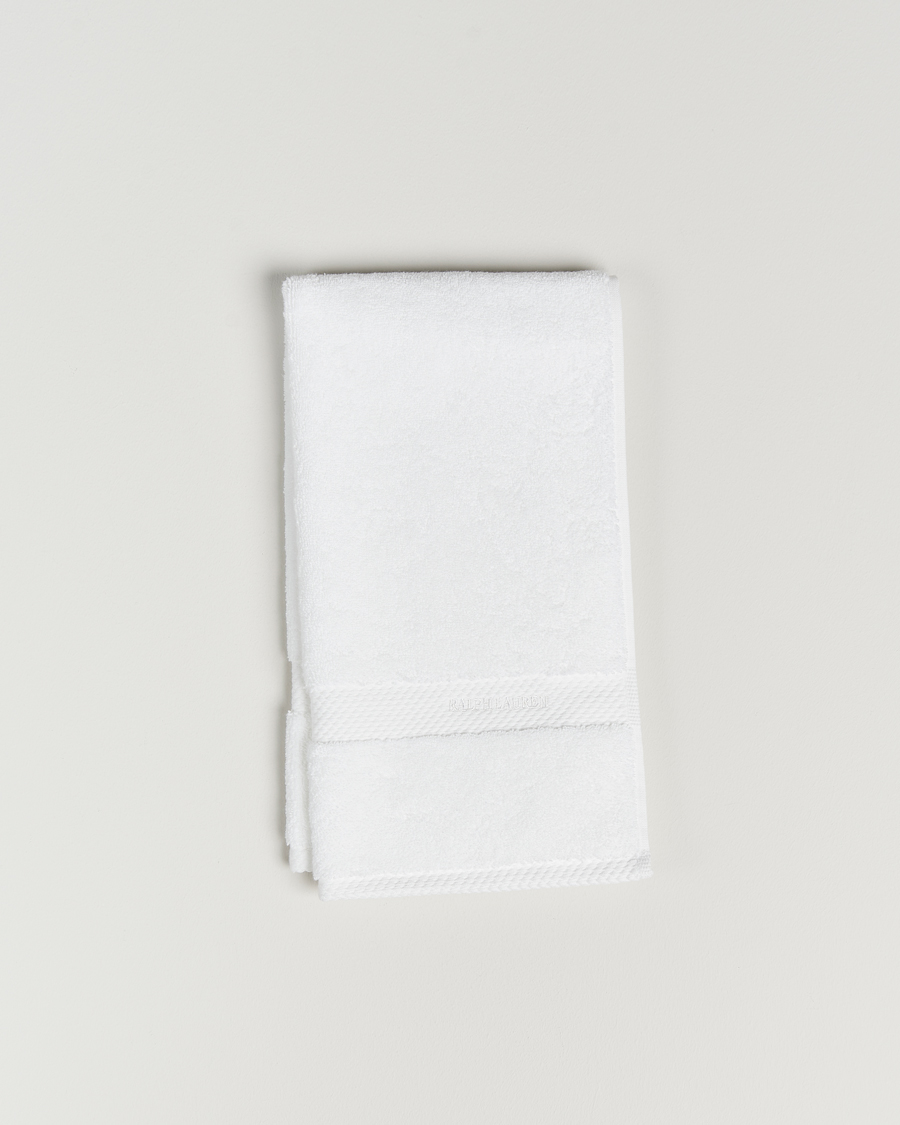 Homme | Ralph Lauren Home Avenue Guest Towel 42x70 White | Ralph Lauren Home | Avenue Guest Towel 42x70 White