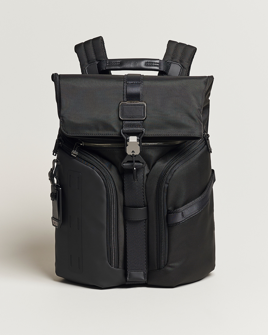 Homme | TUMI Alpha Bravo Logistics Backpack Black | TUMI | Alpha Bravo Logistics Backpack Black