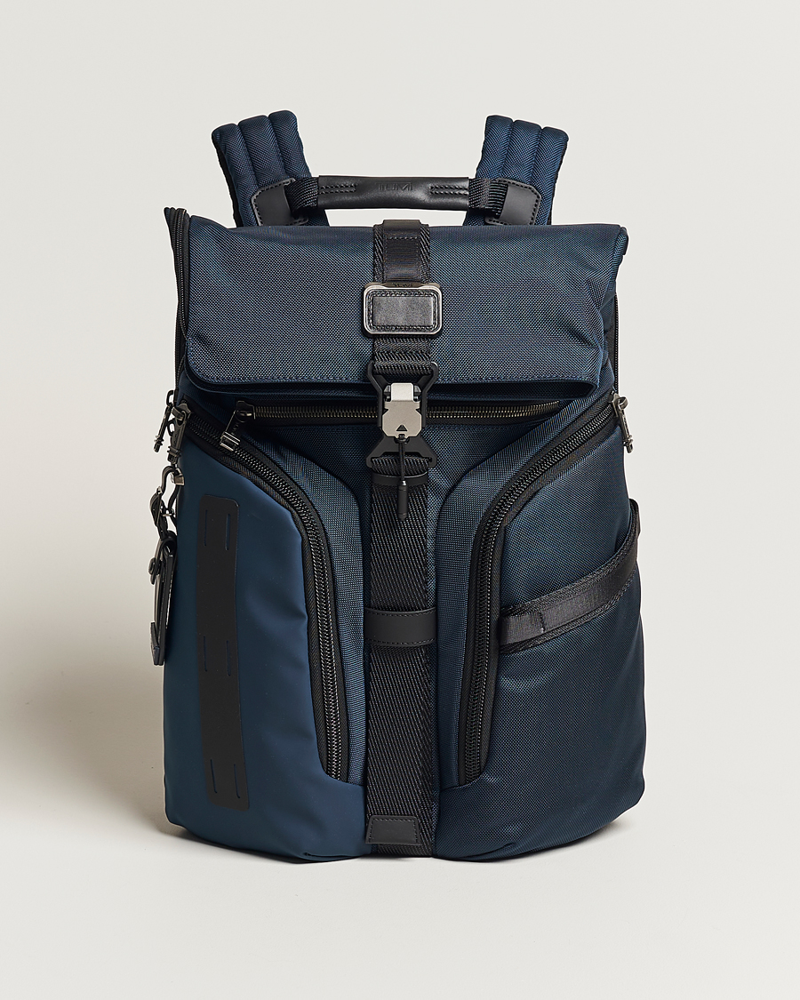 TUMI Alpha Bravo Logistics Backpack Navy - Acheter TUMI CareOfCarl.fr.