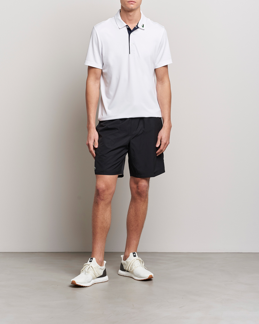 Homme | Shorts | Lacoste Sport | Performance Tennis Drawsting Shorts Black