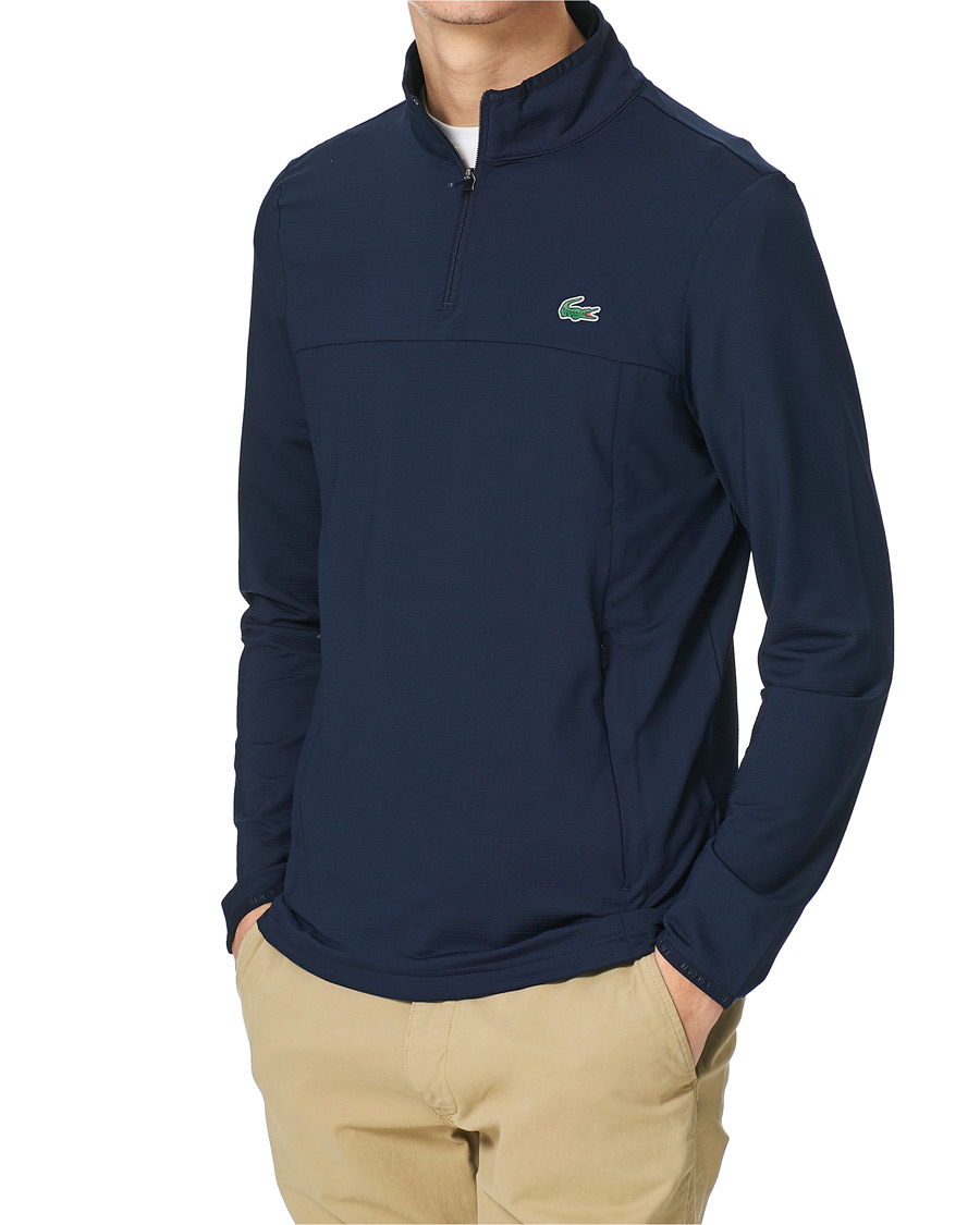 Homme | Pulls Et Tricots | Lacoste Sport | Performance Midlayer Half Zip Navy Blue