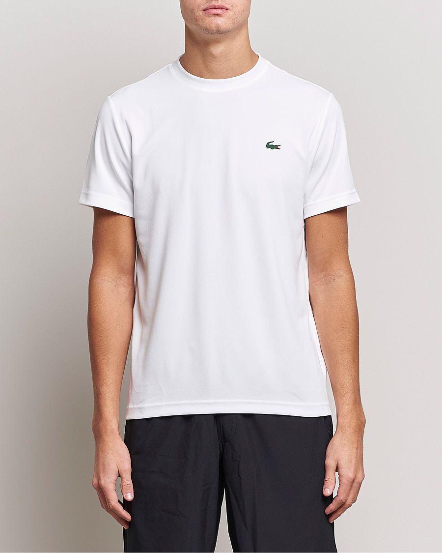 Homme | T-shirts | Lacoste | Sport Performance Crew Neck T-Shirt White