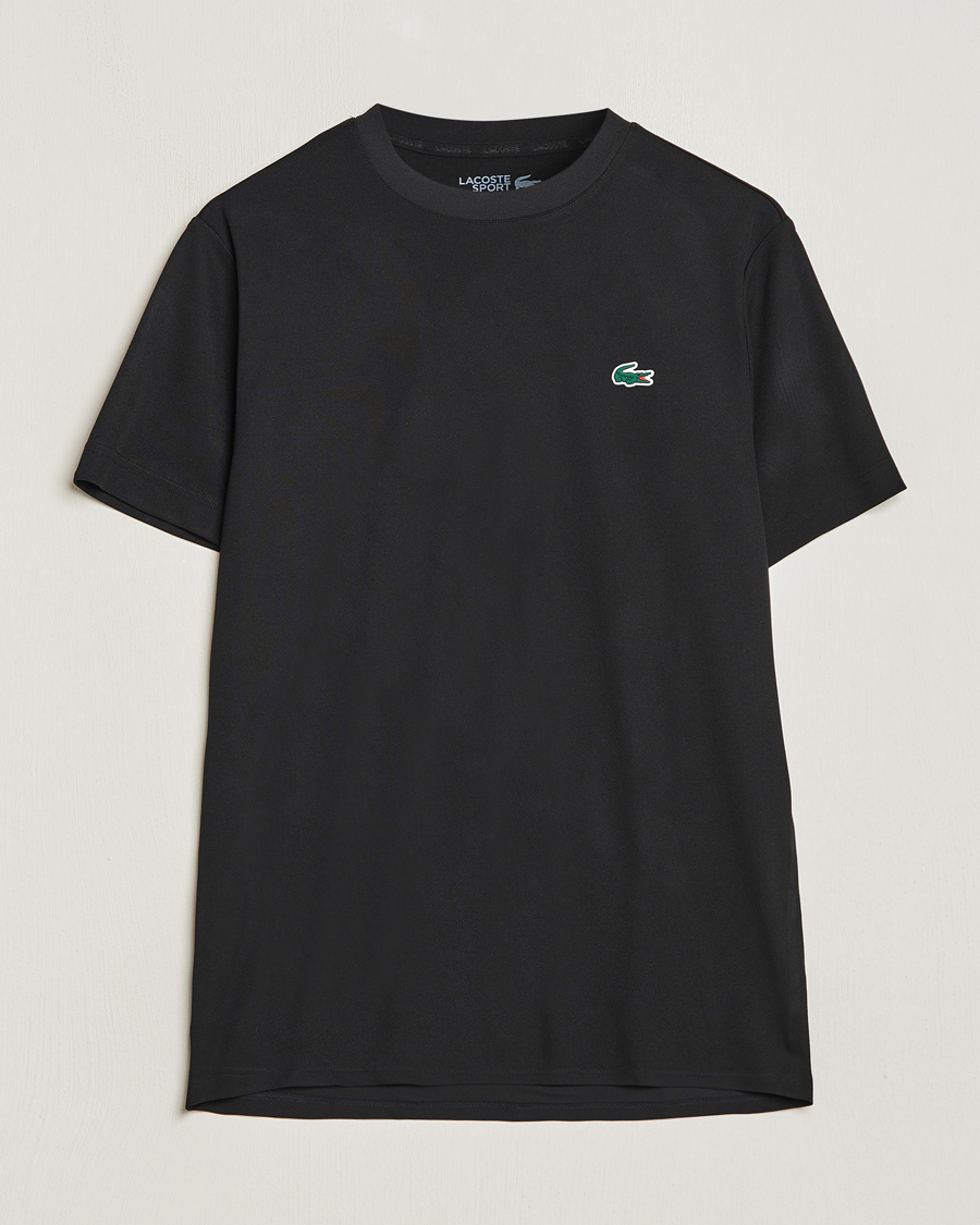Homme | T-shirts | Lacoste | Sport Performance Crew Neck T-Shirt Black