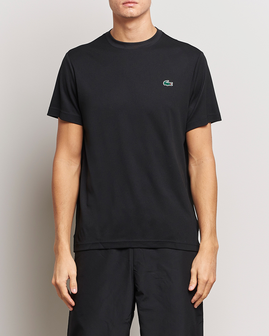 Homme | T-shirts | Lacoste | Sport Performance Crew Neck T-Shirt Black