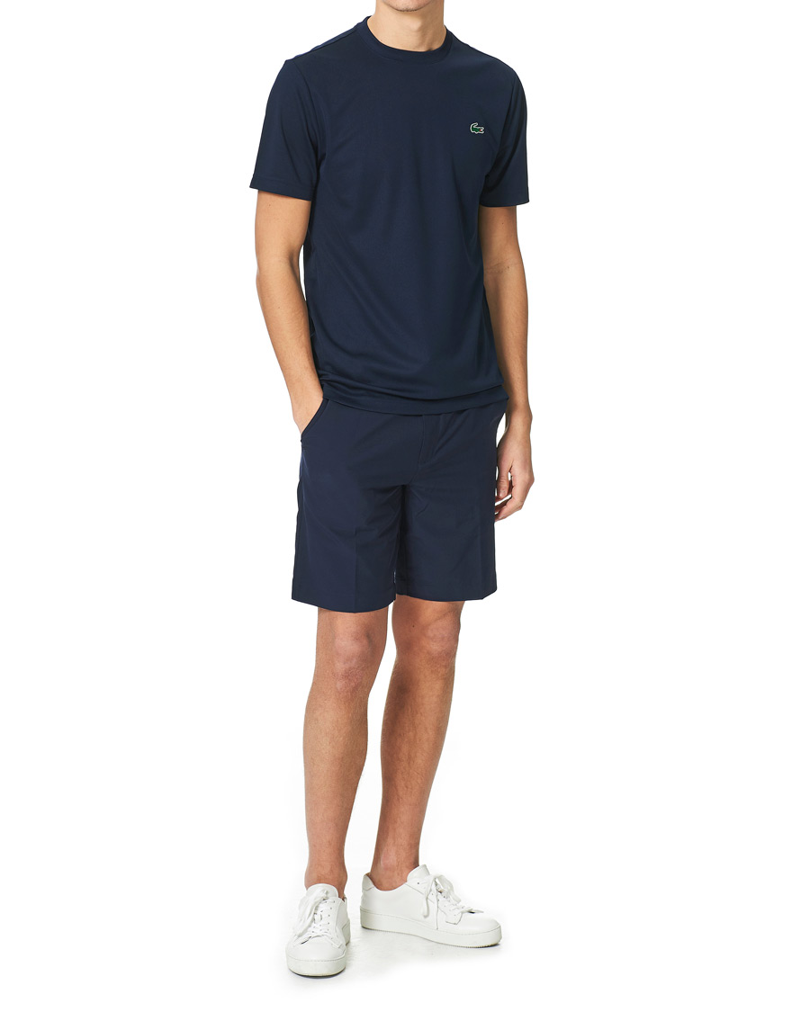 Homme | T-shirts | Lacoste Sport | Performance Crew Neck T-Shirt Navy Blue