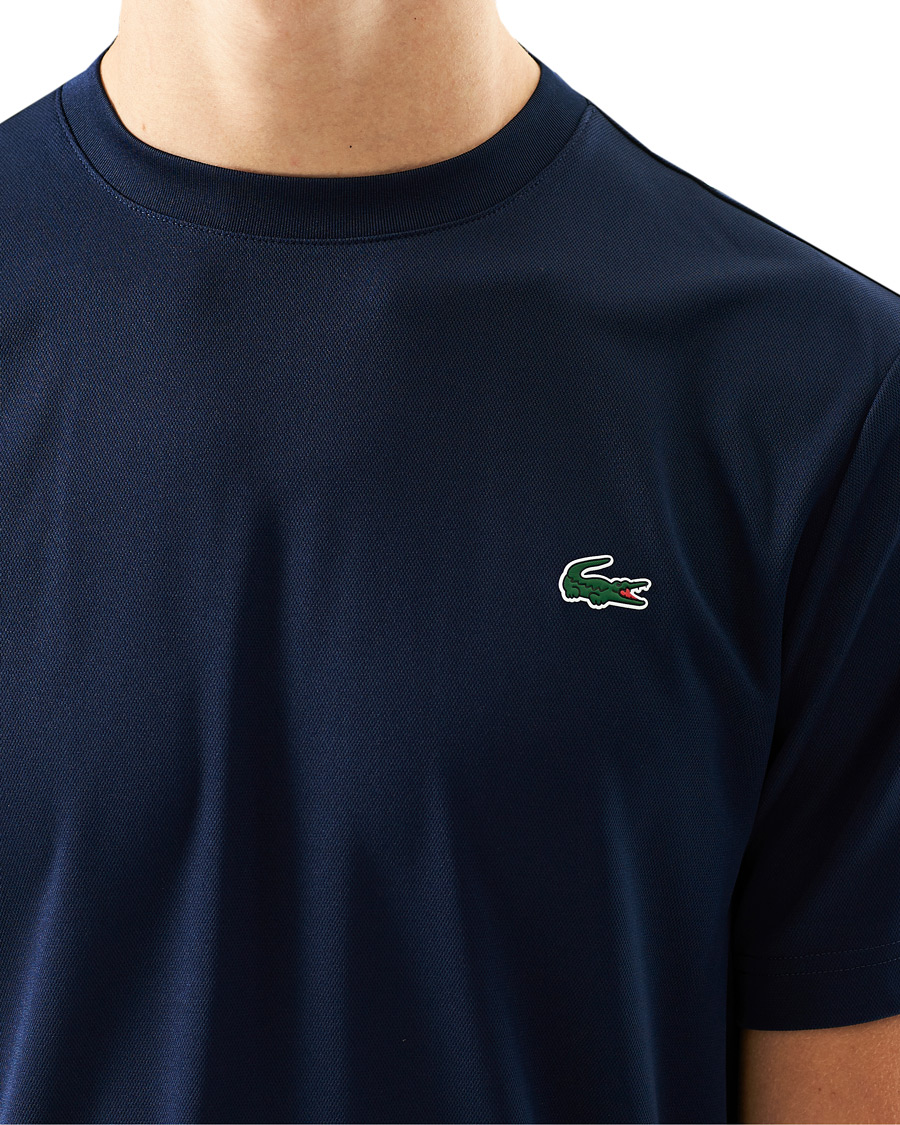 Homme | T-shirts | Lacoste Sport | Performance Crew Neck T-Shirt Navy Blue