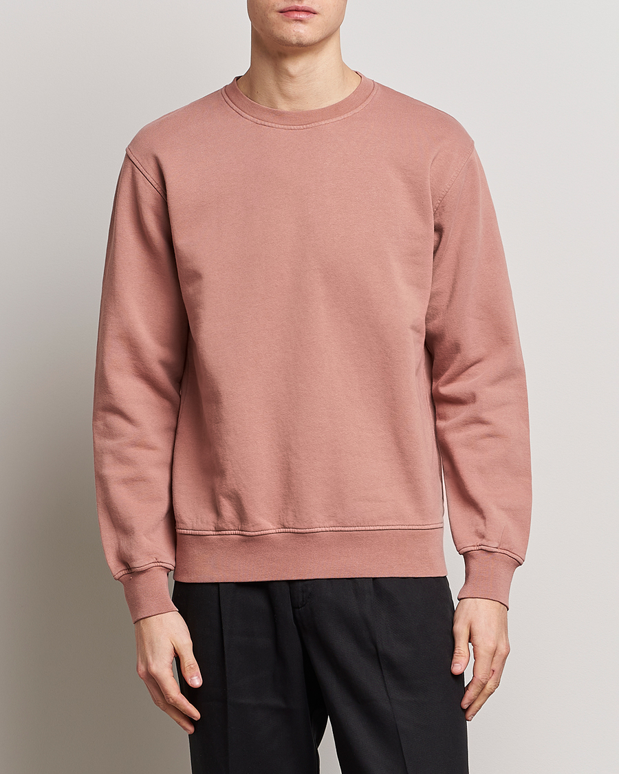 Homme |  | Colorful Standard | Classic Organic Crew Neck Sweat Rosewood Mist