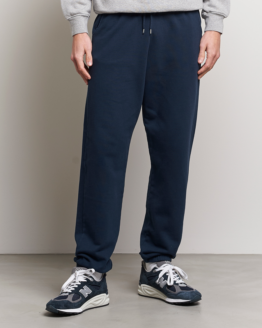 Homme | Pantalons | Colorful Standard | Classic Organic Sweatpants Navy Blue