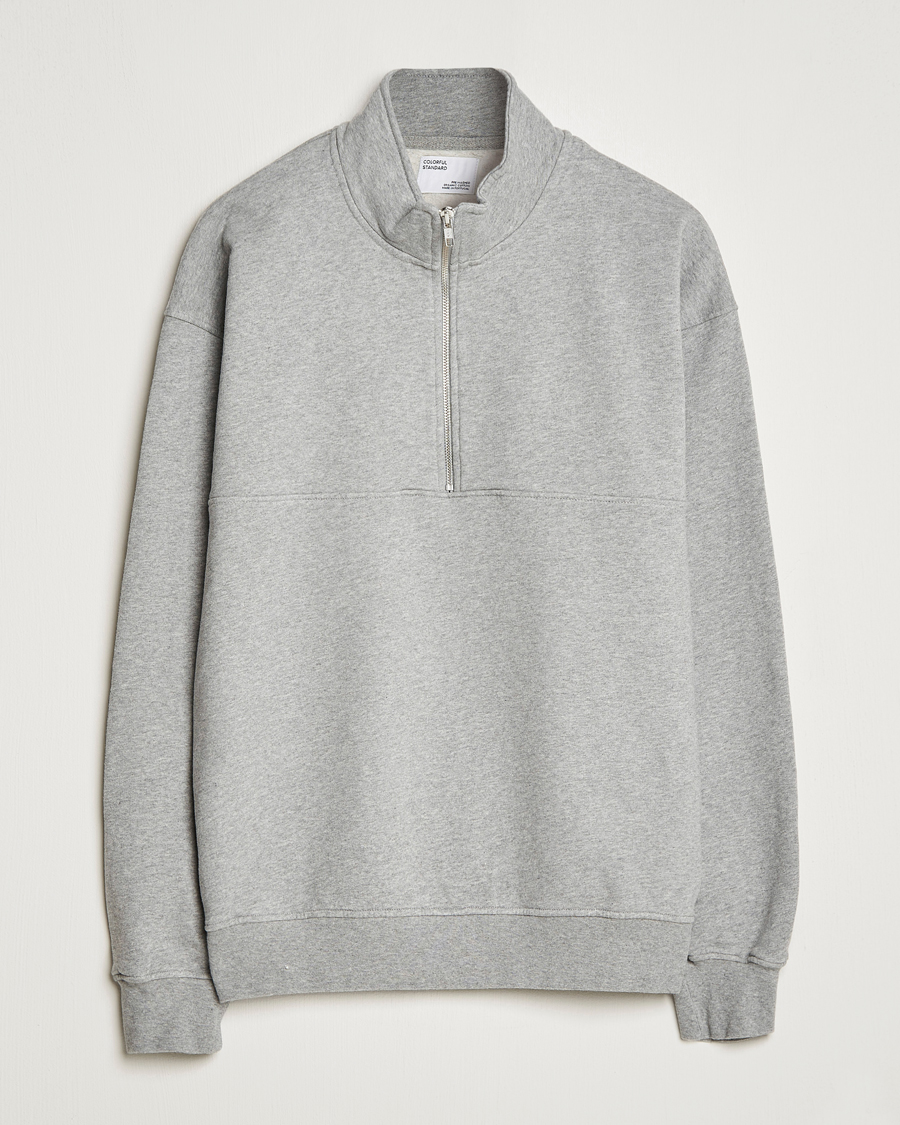 Homme | Pulls Et Tricots | Colorful Standard | Classic Organic Half-Zip Heather Grey