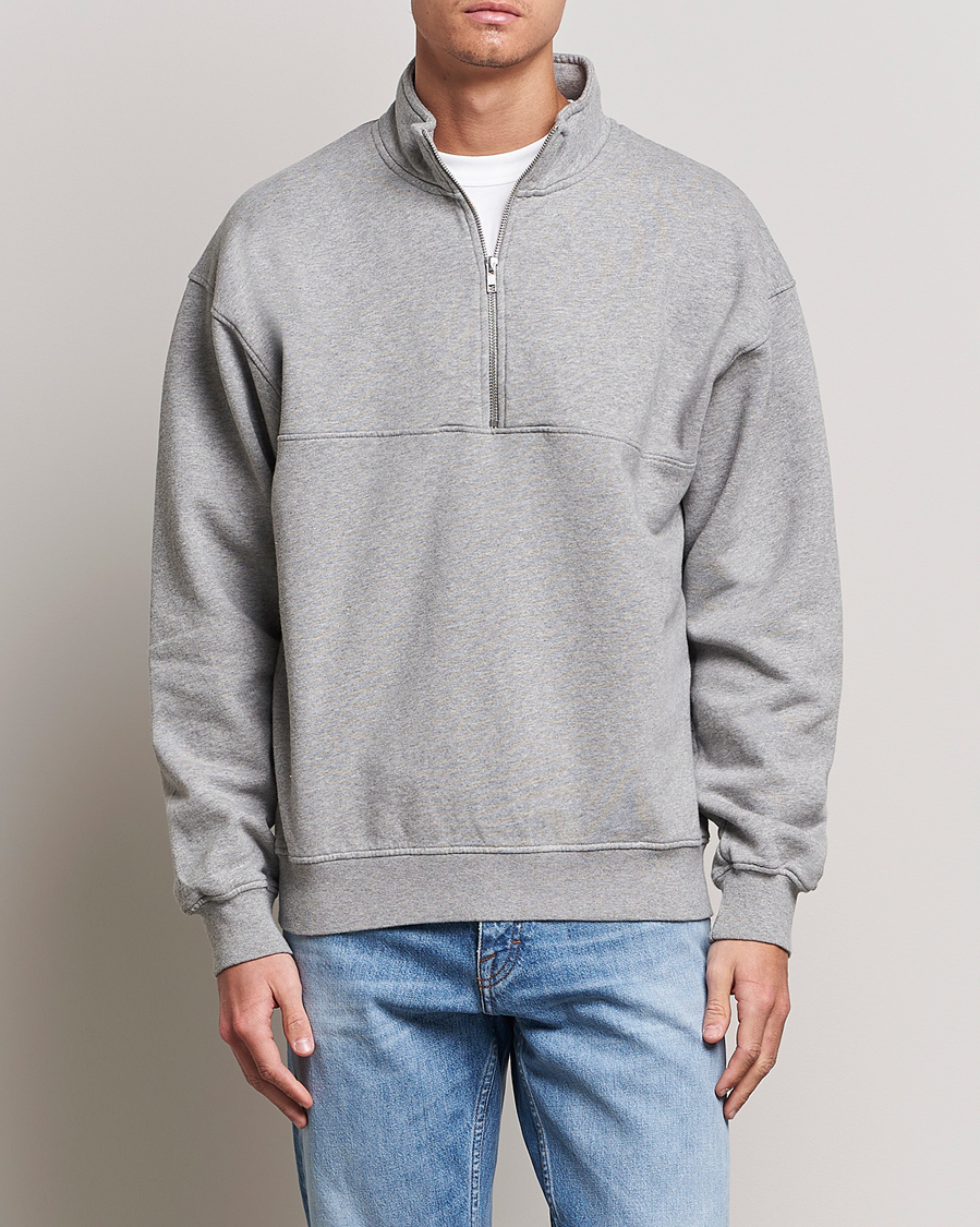 Homme | Pulls Et Tricots | Colorful Standard | Classic Organic Half-Zip Heather Grey