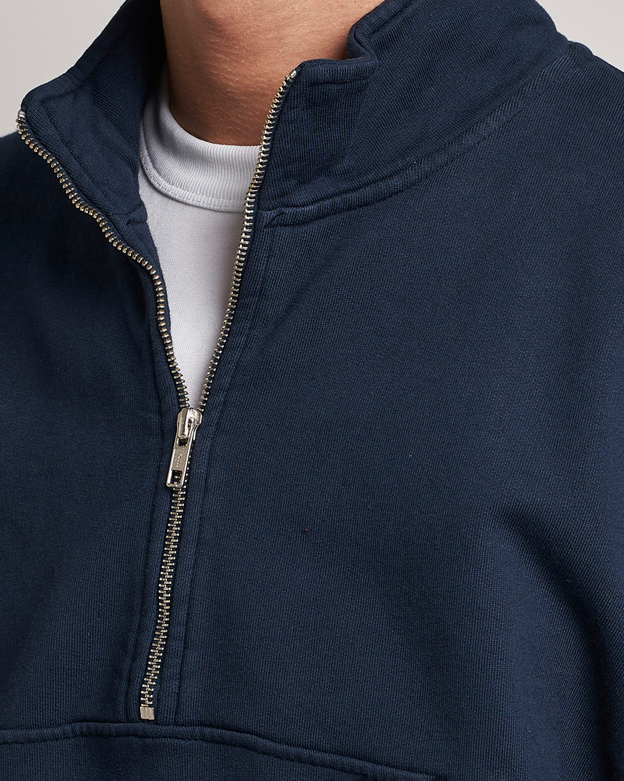 Colorful Standard Classic Organic Half-Zip Navy Blue - Acheter