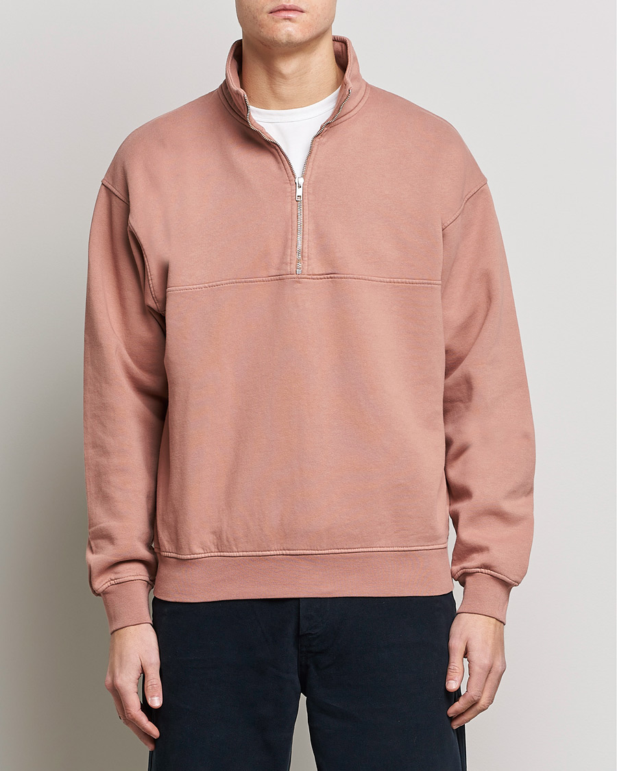 Homme | Colorful Standard | Colorful Standard | Classic Organic Half-Zip Rosewood Mist