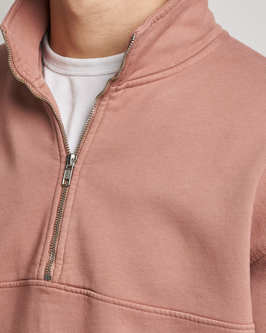 Homme | Pulls Et Tricots | Colorful Standard | Classic Organic Half-Zip Rosewood Mist