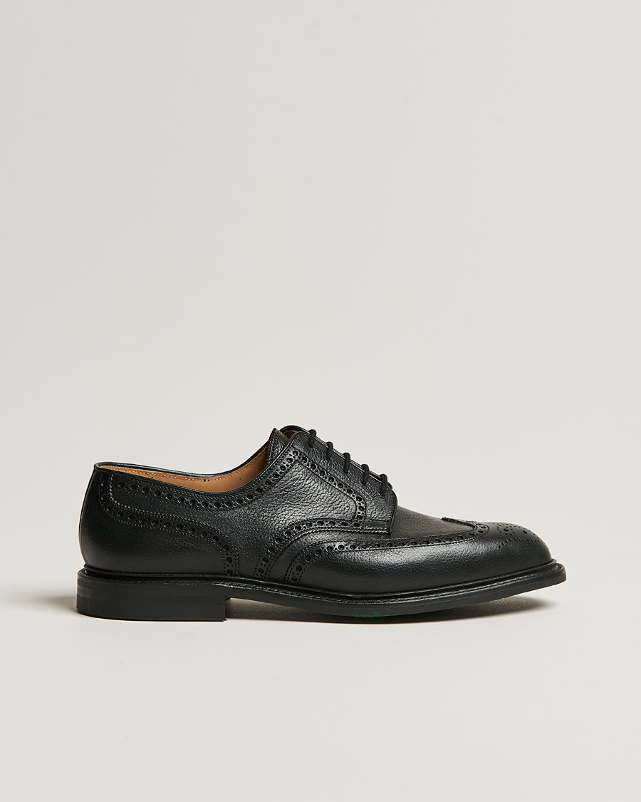 Homme | Crockett & Jones x Tärnsjö Garveri Pembroke Milled Grain City Sole Black Calf | Crockett & Jones x Tärnsjö Garveri | Pembroke Milled Grain City Sole Black Calf