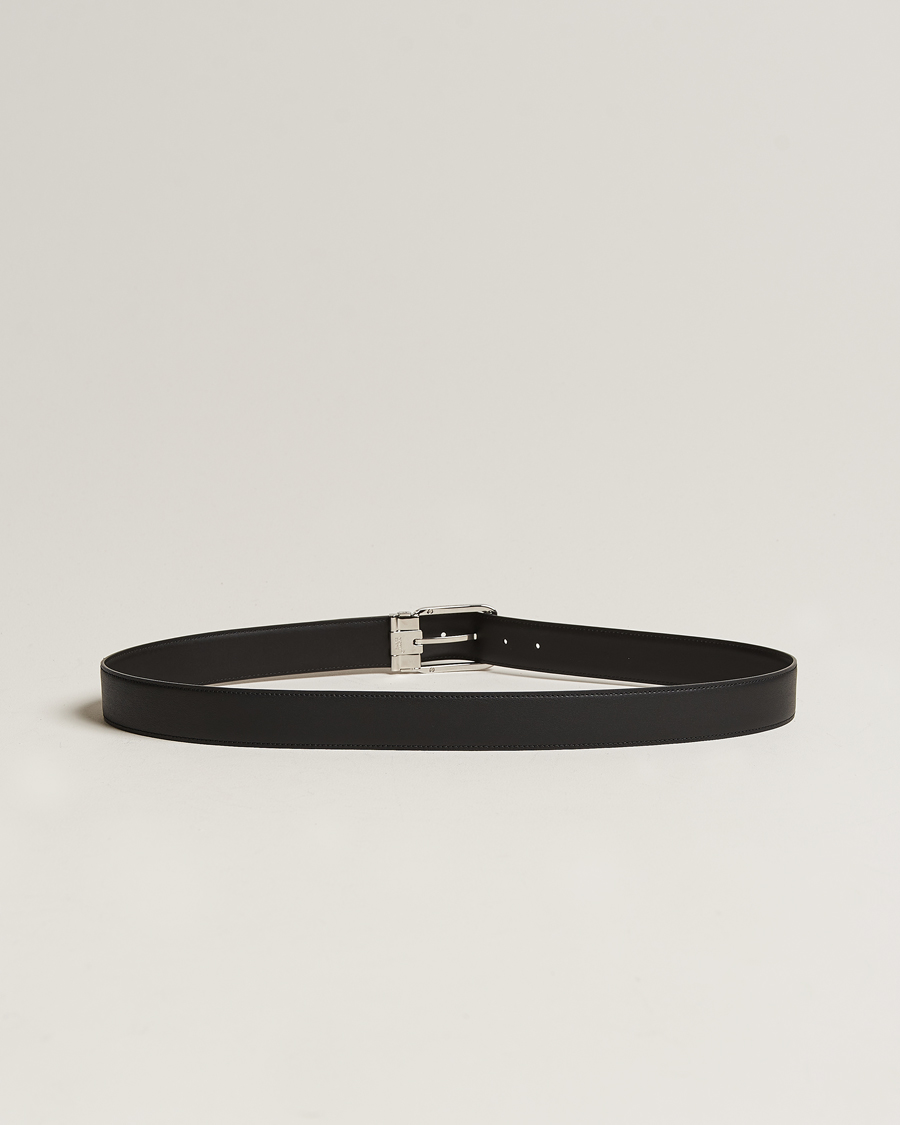 Homme |  | Montblanc | Black 35 mm Leather belt Black