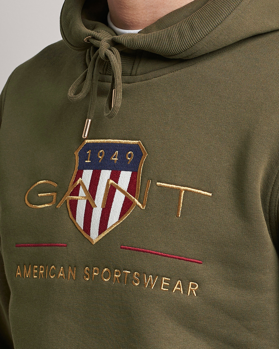 Homme | Pulls Et Tricots | GANT | Archive Shield Hoodie Racing Green