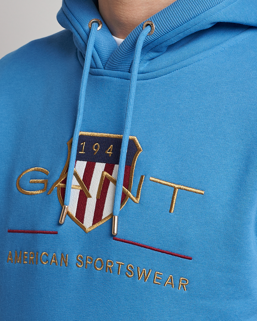 Homme | Pulls Et Tricots | GANT | Archive Shield Hoodie Day Blue