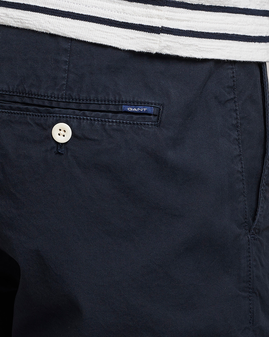 Homme | Shorts | Gant | Regular Sunbleached Shorts Marine