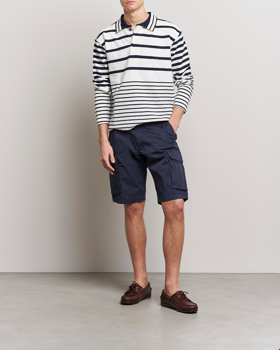 Homme | Shorts | Gant | Relaxed Twill Cargoshorts Marine