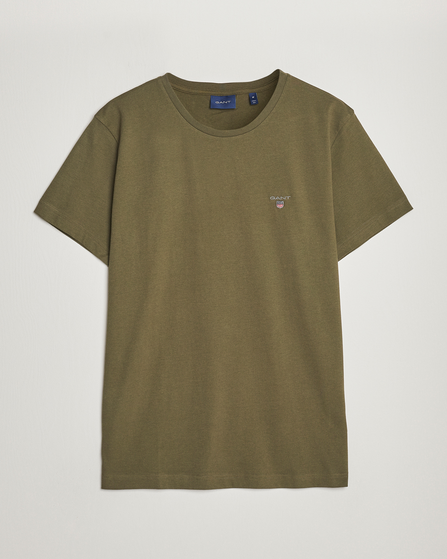 Homme | T-shirts | GANT | The Original T-Shirt Racing Green