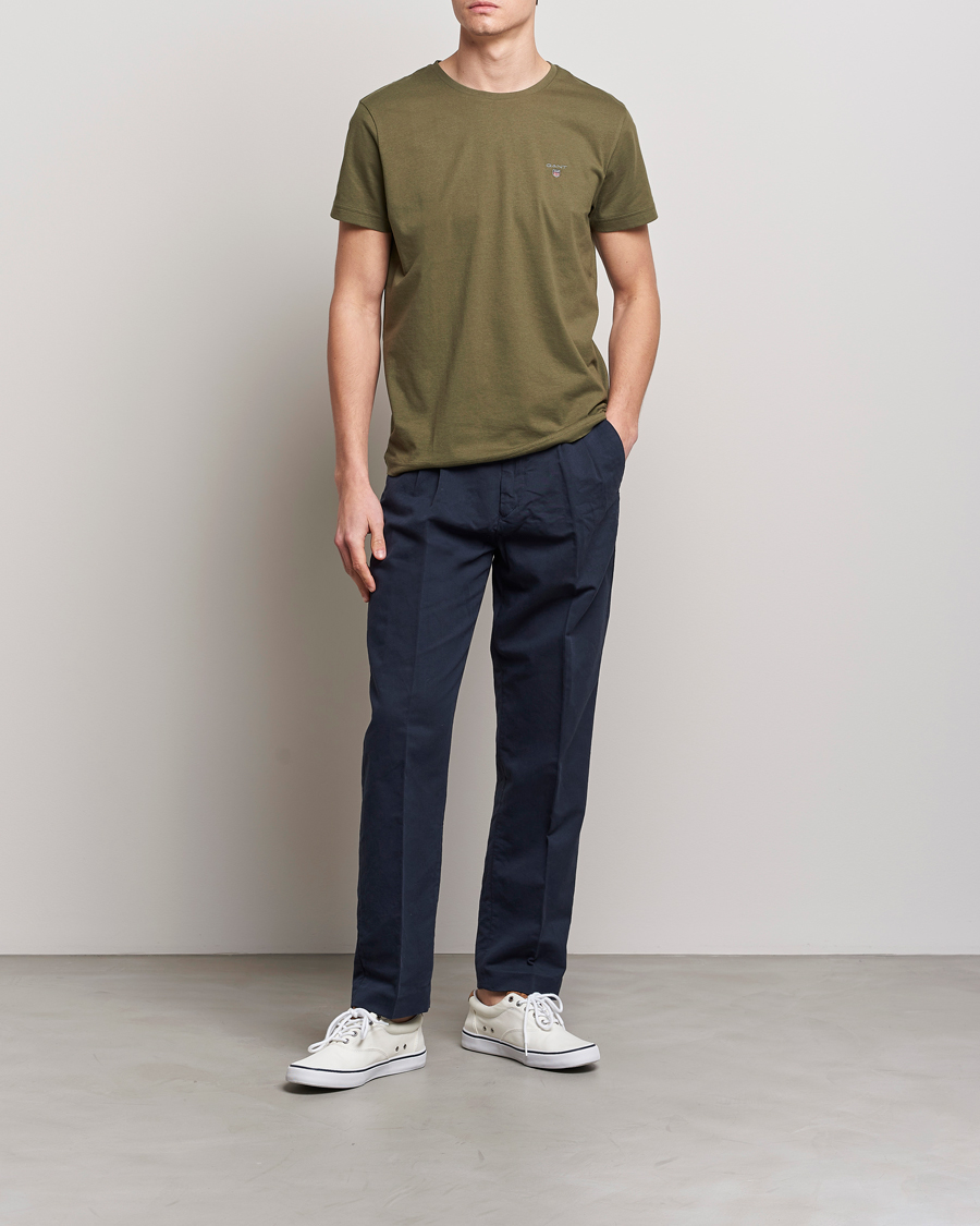 Homme | T-shirts | GANT | The Original T-Shirt Racing Green