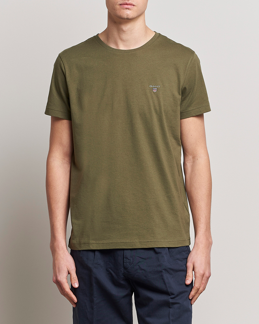 Homme | T-shirts | GANT | The Original T-Shirt Racing Green