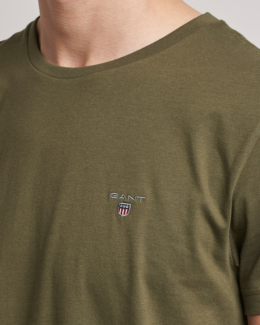Homme | T-shirts | GANT | The Original T-Shirt Racing Green