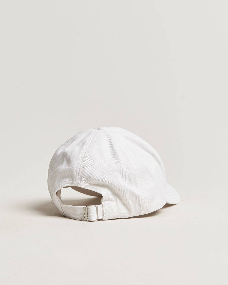 Homme | GANT High Cotton Twill Cap White | GANT | High Cotton Twill Cap White