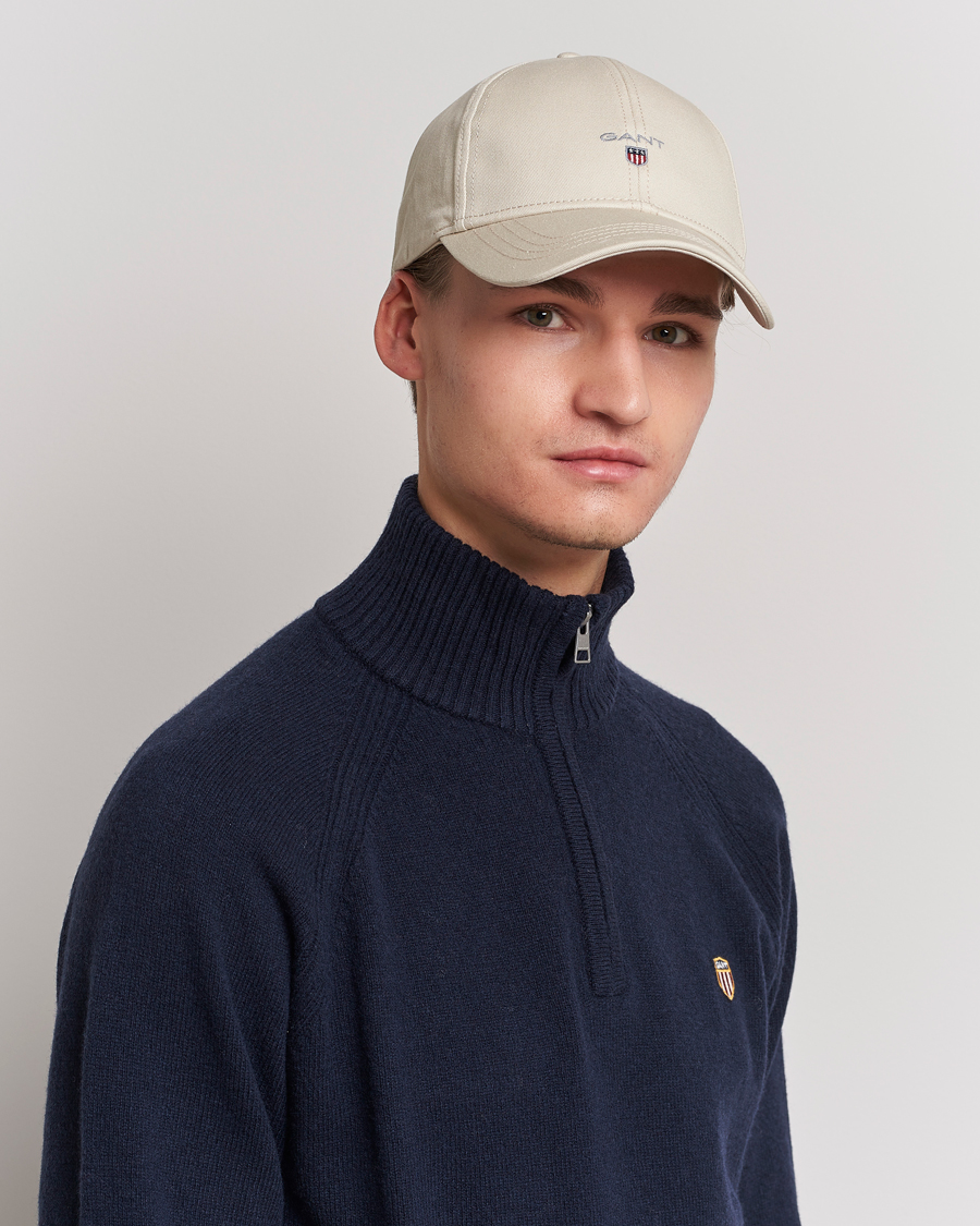 Homme | GANT High Cotton Twill Cap Putty | GANT | High Cotton Twill Cap Putty