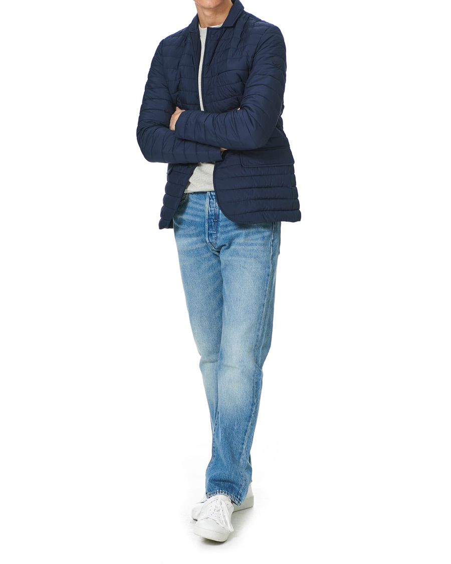 Homme | Manteaux Et Vestes | Save The Duck | Kepler Lightweight Matt Padded Blazer Navy Blue
