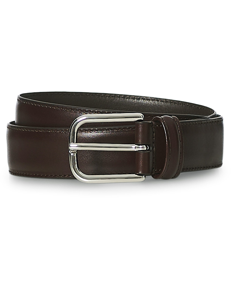 Homme | Anderson's Leather Suit Belt Brown | Anderson's | Leather Suit Belt Brown