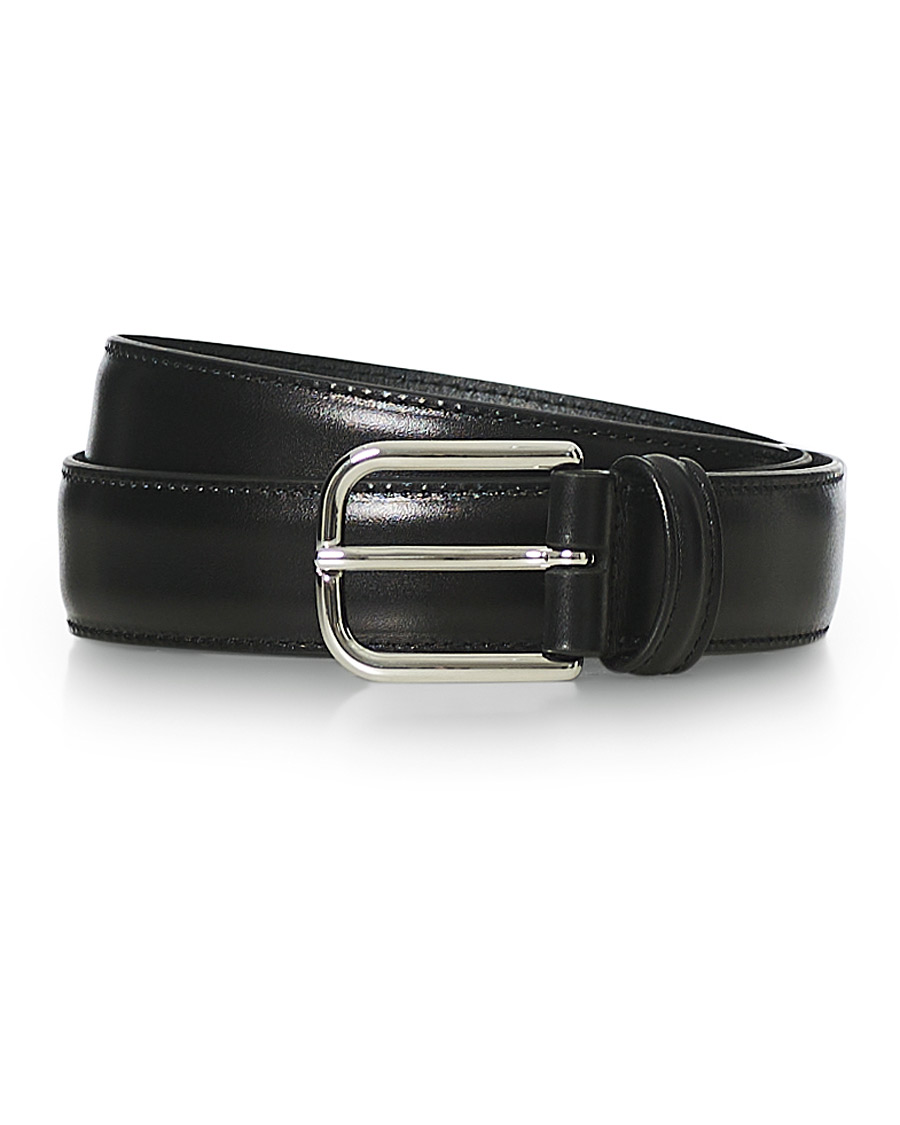 Homme | Anderson's Leather Suit Belt Black | Anderson's | Leather Suit Belt Black