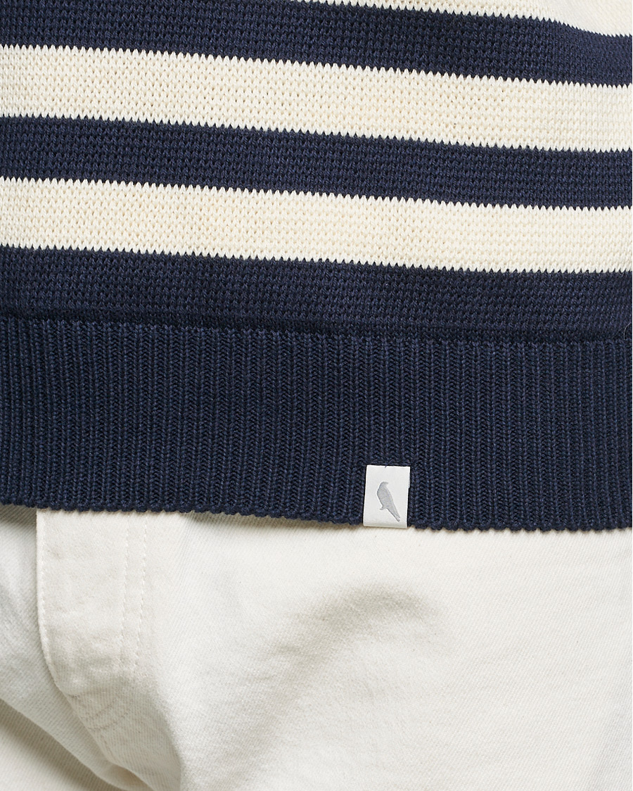 Homme | Pulls Et Tricots | Peregrine | Richmond Knitted Rugby Shirt Navy/White