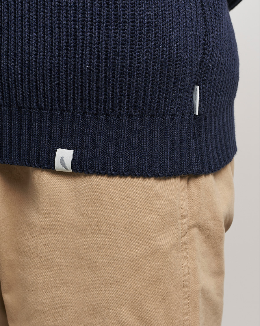 Homme | Pulls Et Tricots | Peregrine | Felix Quarter Zip Jumper Navy