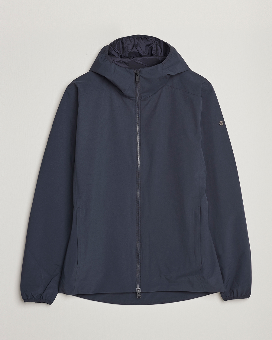 Homme | Manteaux Et Vestes | Scandinavian Edition | Hood Waterproof Jacket Midnight Blue