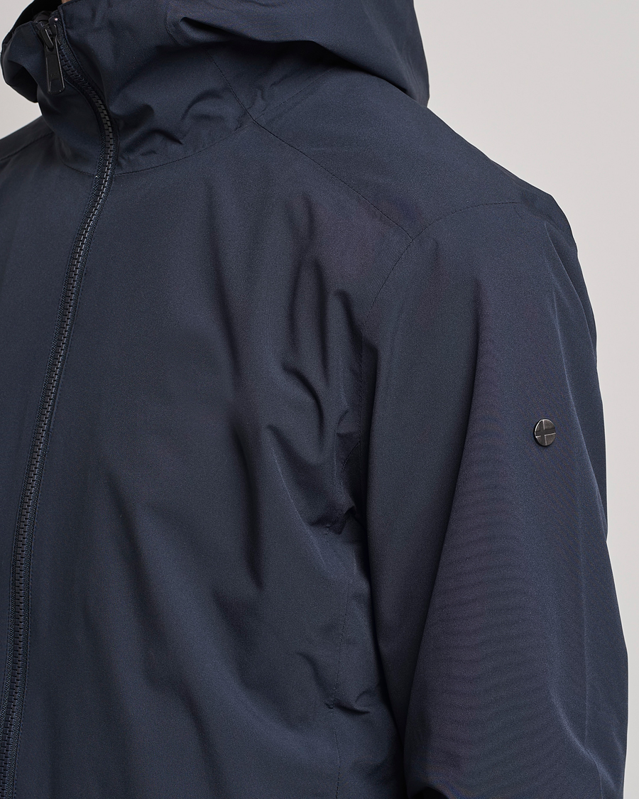 Homme | Manteaux Et Vestes | Scandinavian Edition | Hood Waterproof Jacket Midnight Blue