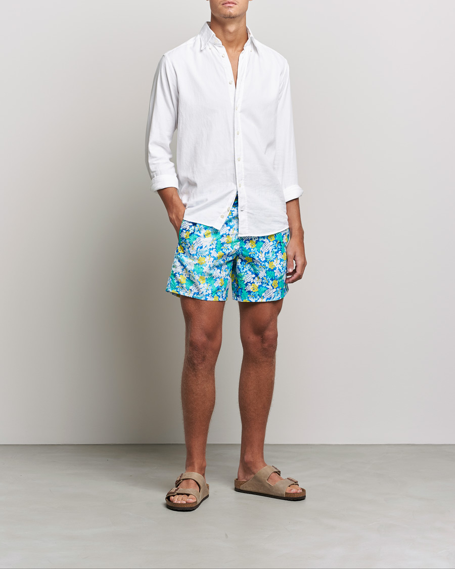 Homme | Maillots De Bain | Vilebrequin | Moorea Swim Shorts Blue Lazuli