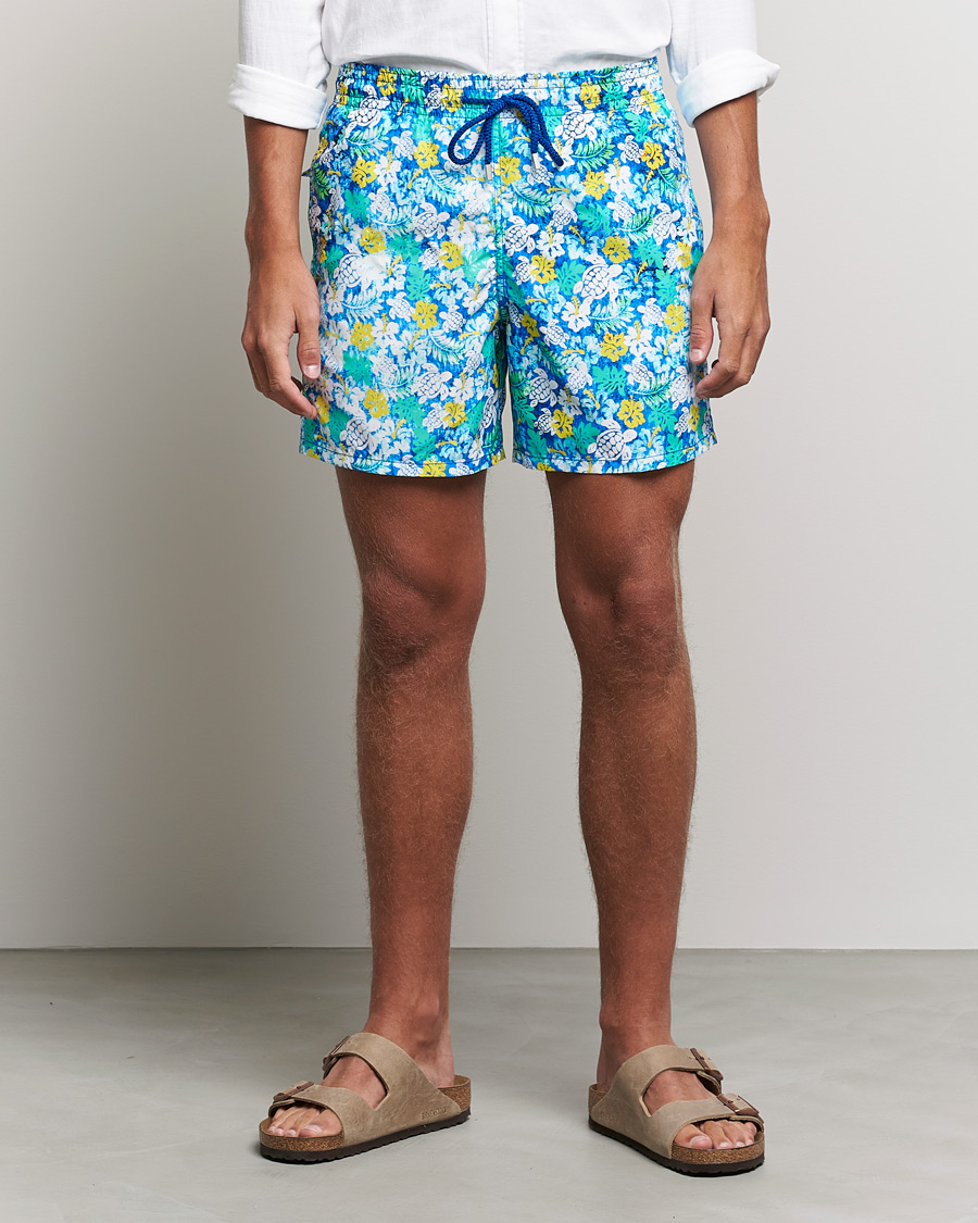 Homme | Maillots De Bain | Vilebrequin | Moorea Swim Shorts Blue Lazuli