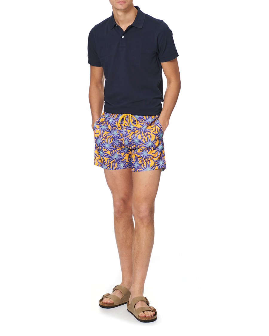 Homme | Maillots De Bain | Vilebrequin | Mahina Swim Shorts Jaune Nashi