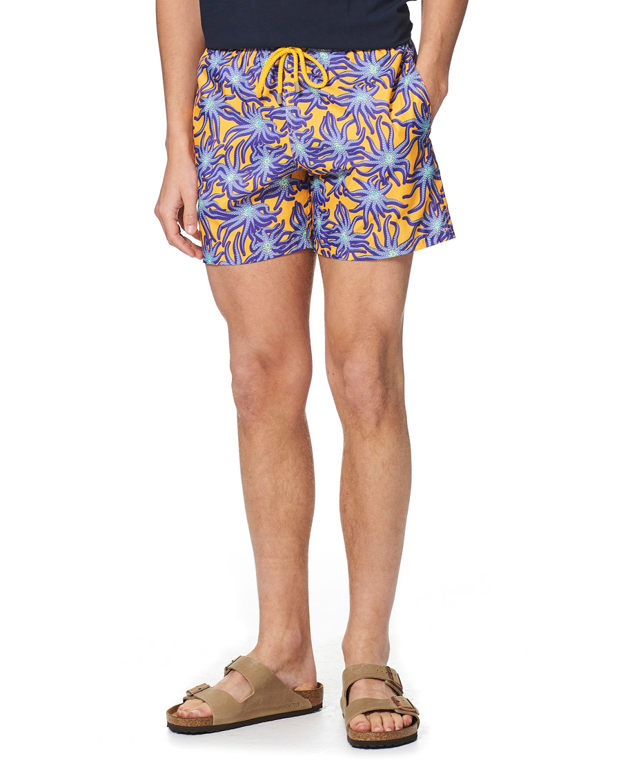Homme | Maillots De Bain | Vilebrequin | Mahina Swim Shorts Jaune Nashi