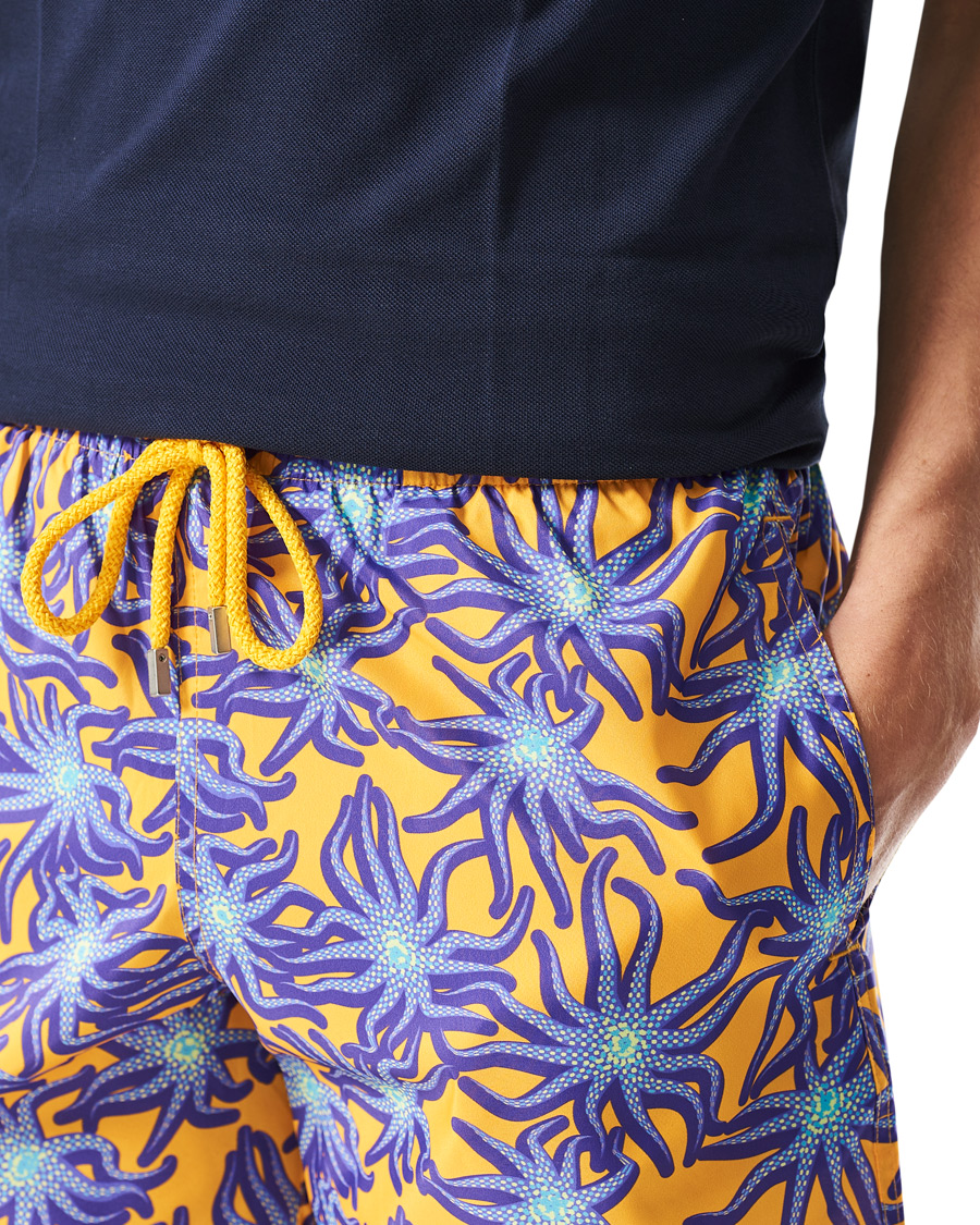 Homme | Maillots De Bain | Vilebrequin | Mahina Swim Shorts Jaune Nashi
