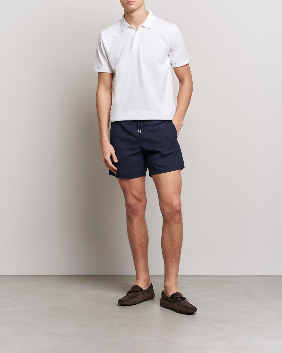 Homme | Maillots De Bain | Vilebrequin | Moorea Swimshorts Bleu Marine