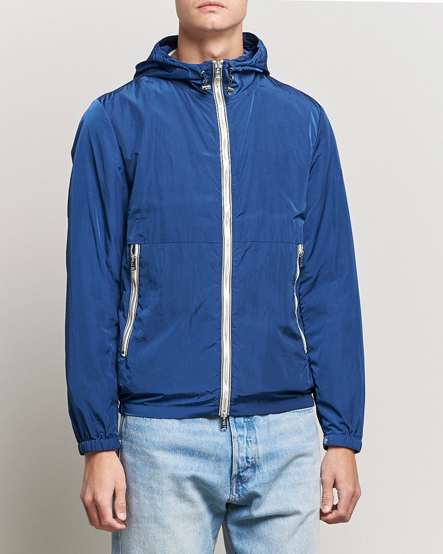 Homme | Manteaux Et Vestes | Woolrich | Crinikle Windbreaker Jacket Horizon Navy