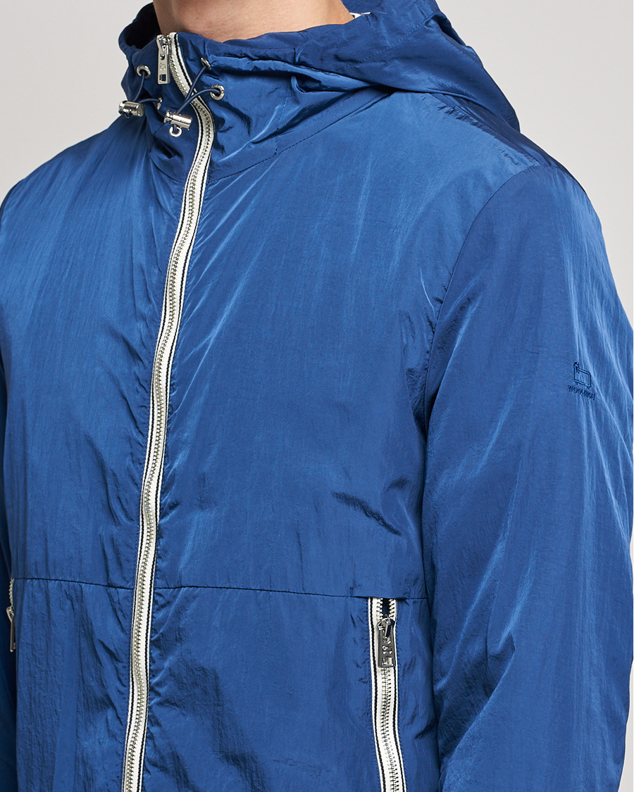 Homme | Manteaux Et Vestes | Woolrich | Crinikle Windbreaker Jacket Horizon Navy