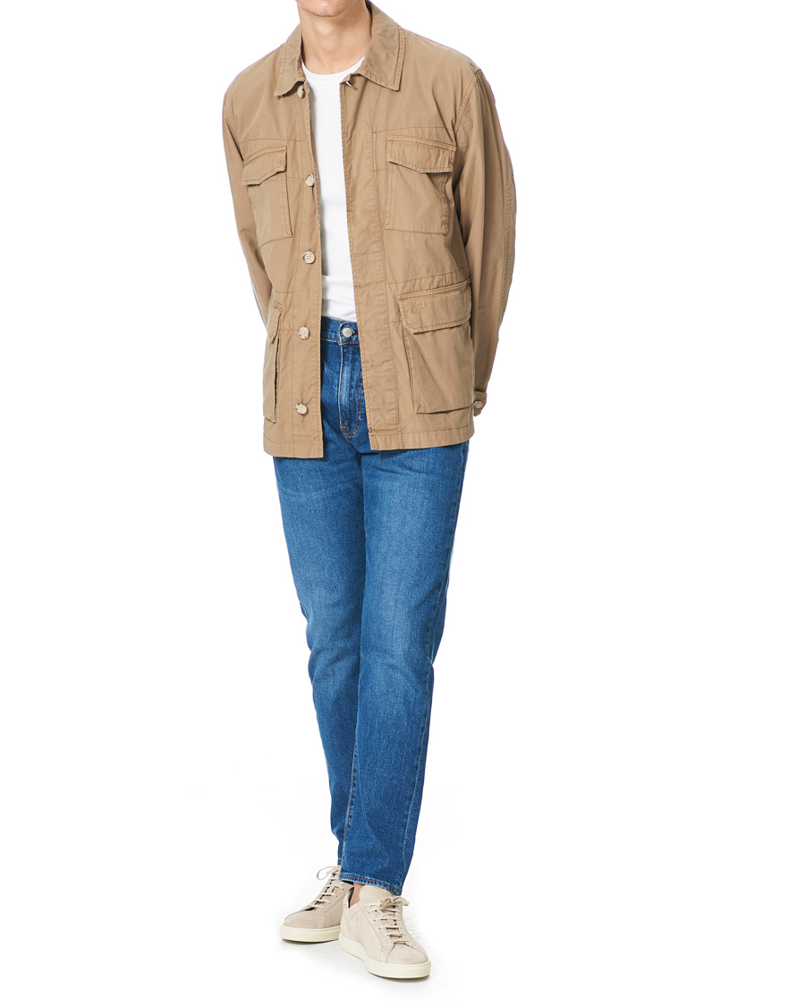 Homme | Chemises | Woolrich | Military Cotton Field Shirt Jacket Khaki